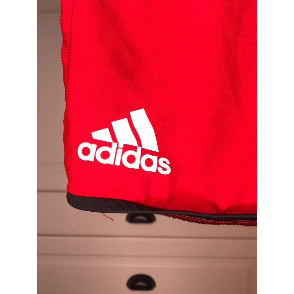 ADIDAS Adizero soccer shorts climalite Red white M - Picture 2 of 8